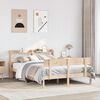 vidaXL Bed Frame without Mattress 120x190 cm Small Double Solid Wood Pine