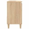 vidaXL Bathroom Cabinet Sonoma Oak 65x33x60 cm Engineered Wood