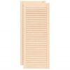 vidaXL Cabinet Doors Louvred Design 2 pcs 99.3x39.4 cm Solid Wood Pine