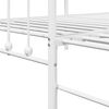 vidaXL Daybed Frame White 90 x 200 cm Powder-Coated Steel