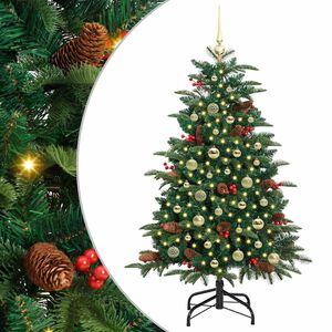 vidaXL Artificial Christmas Tree with 150 LEDs with Stand Green 150 cm
