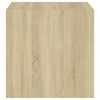 vidaXL Wall Cabinets 4 pcs Sonoma Oak 37x37x37 cm Engineered Wood