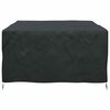 vidaXL Furniture Cover Plain Black 200 x 150 x 85 cm 600D