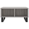 vidaXL Coffee Table Grey Sonoma 60x60x30 cm Engineered Wood
