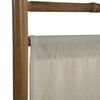 vidaXL Folding 4-Panel Room Divider Bamboo and Canvas 160 cm