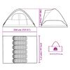 vidaXL Family Tent Dome 6-Person Blue Waterproof