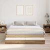 vidaXL Storage Bed Frame Artisan Oak 200 cm Engineered Wood