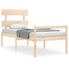 vidaXL Senior Bed without Mattress 90x200 cm Solid Wood