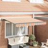 vidaXL Retractable Awning Multicolour 350 x 200 cm Fabric