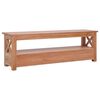 vidaXL TV Cabinet 115x30x40 cm Solid Mahogany Wood