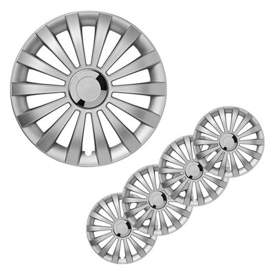 ProPlus Wheel Covers Meridian Silver 13 4 pcs