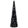 vidaXL Pop-up Artificial Christmas Tree Black 150 cm PET