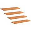 vidaXL Stair Treads 4 pcs 90 x 25 x 2 cm Light Brown Solid Beech Wood