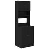 vidaXL Kitchen Sideboard Black Oak 60 x 50 x 180 cm