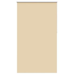 vidaXL Roller Blind Blackout Beige 130x210 cm Fabric Width 126.6 cm Polyester