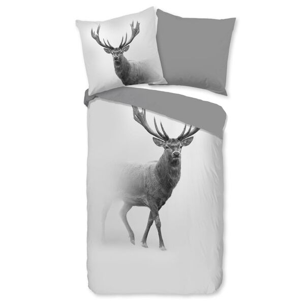 Pure Duvet Cover GREY DEER 135x200 cm