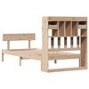vidaXL Bookcase Bed without Mattress 90x200 cm Solid Wood Pine