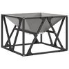 vidaXL Fire Pit Brown 50 x 50 x 35 cm Weathering Steel