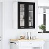 vidaXL Hanging Cabinet Black Oak 60 x 31 x 80 cm Engineered Wood