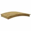 vidaXL Garden Bridge 110x74 cm Impregnated Solid wood Pine