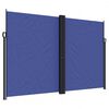 vidaXL Retractable Side Awning Blue 220x600 cm