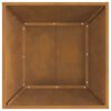 vidaXL Fire Pit Brown 60 x 60 x 35 cm Steel