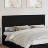 vidaXL Headboard Black Oak 200 cm Engineered wood