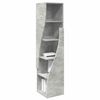vidaXL Corner Cabinet Concrete Grey 32x32x140cm Engineered Wood