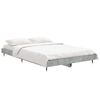 vidaXL Bed Frame without Mattress Concrete Grey 120x190 cm Small Double