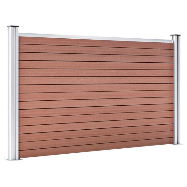 vidaXL Garden Fence WPC 872x106 cm Brown