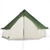 vidaXL Family Tent Tipi 10-Person Green Waterproof