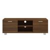 vidaXL TV Cabinet Brown Oak 120x40.5x35 cm Engineered Wood