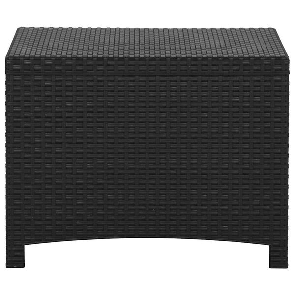 vidaXL Garden Storage Box 60x54x41 cm PP Rattan Graphite