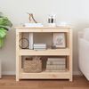 vidaXL Console Table 80x40x74 cm Solid Wood Pine