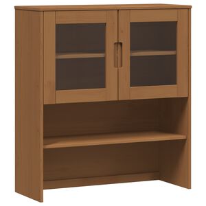 vidaXL Hutch Caramel 90 x 35 x 100 cm