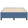 vidaXL Box Spring Bed Blue 120 x 190 cm Corduroy fabric