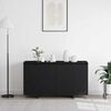 vidaXL Sideboard Black 135 x 41 x 75 cm Engineered Wood