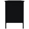 vidaXL Shoe Cabinet Black 100x35x50 cm Engineered Wood