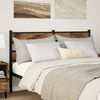 vidaXL Replace Headboard Smoked Oak 150 cm Iron and Engineered Wood