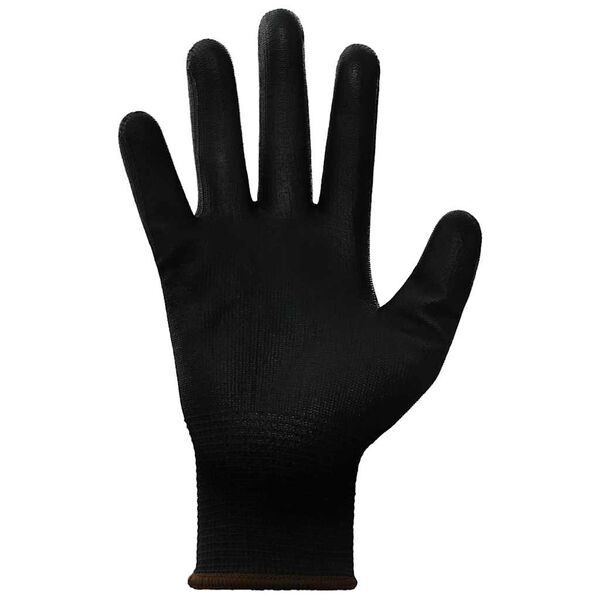 vidaXL Work Gloves 24 pcs Black 8 / M Polyester
