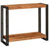 vidaXL Console Table Brown 90 x 33 x 75 cm Solid Acacia Wood