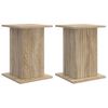 vidaXL Plant Stand 2 pcs Sonoma Oak 30.5 x 30 x 43 cm Engineered Wood