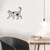Homemania Wall Decoration Cat 46x37 cm Steel Black