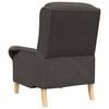 vidaXL Armchair Dark grey 76 x 94 x 102 cm Sharpa Fabric