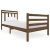 vidaXL Bed Frame without Mattress Honey Brown Solid Wood 90x200 cm