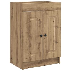 vidaXL Bathroom under Sink Cabinet Artisan Oak 56 x 37.5 x 81 cm