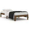 vidaXL Bed Frame without Mattress Honey Brown 90x190cm Single
