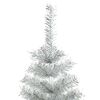 vidaXL Christmas Tree with 300 LEDs with Stand Silver 240 cm PET
