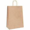 vidaXL Paper Bags 50 pcs with Handles Brown 32x17x44 cm