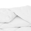vidaXL Duvet Set with Pillow 3 pcs White Microfiber and Down Feather